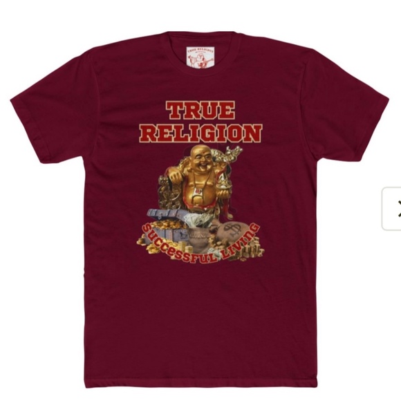 True Religion "successful living" fitted t-shirt. Various colors & styles - Picture 1 of 6
